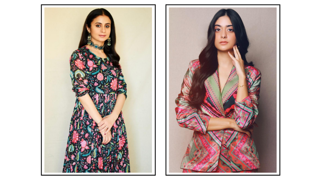 Learn How to Wear Prints From Rasika Dugal and Tanya Maniktala